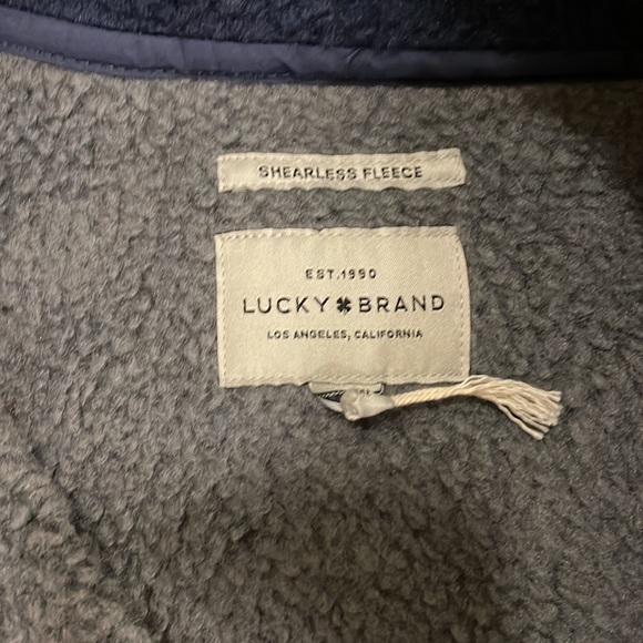 Mens fleece pullover - Lucky Brand - Picture 2 of 9